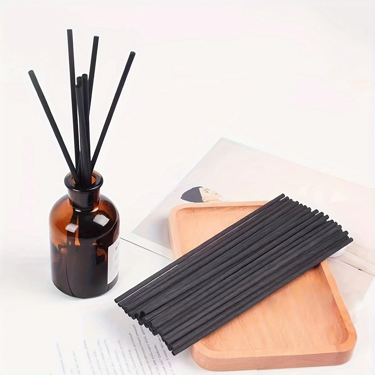 Home Fragrance Brands - 10/50pcs Fiber Sticks Diffuser Aromatherapy Volatile