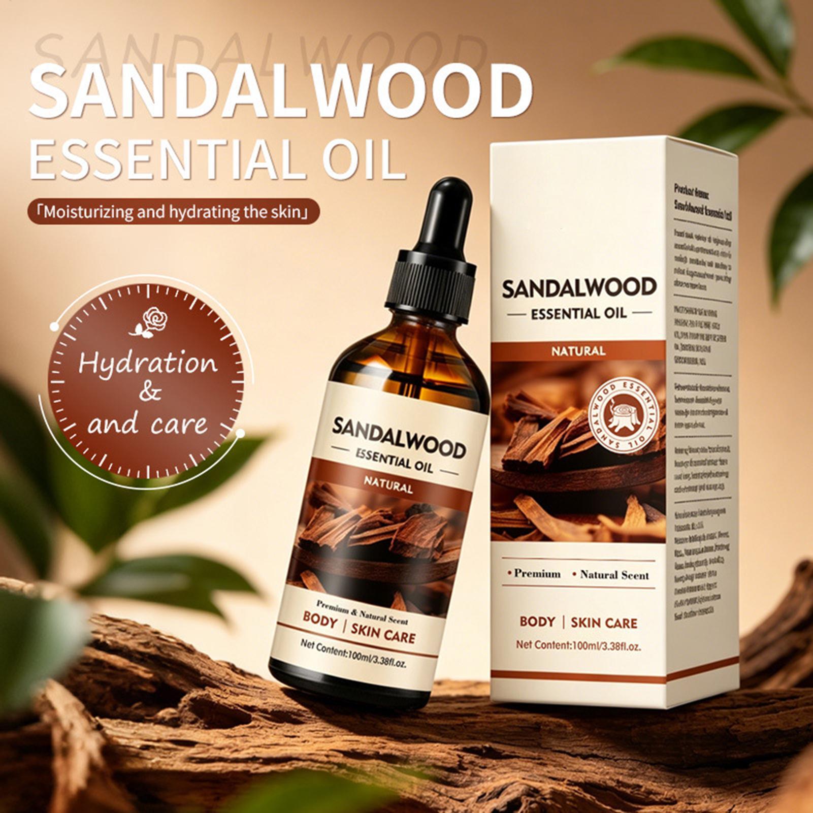 Home Fragrance Candles - Sandalwood Fragrance Oil 100ml Natural Aromatherapy