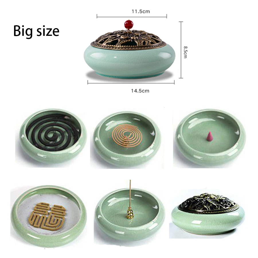 12 hours large Mosquito Coil i - Incense Cone Holder ulasan dan harga