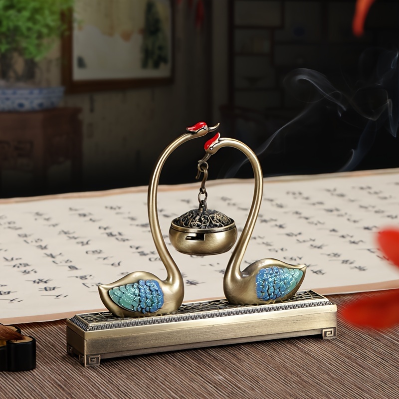 Swan Lake Dual-purpose Chinese - Incense Cone Holder ulasan dan harga
