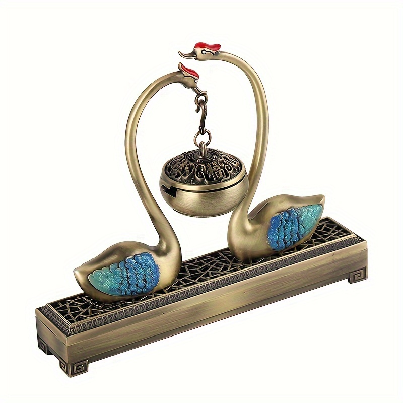 Swan Lake Dual-purpose Chinese - Incense Cone Holder ulasan dan harga