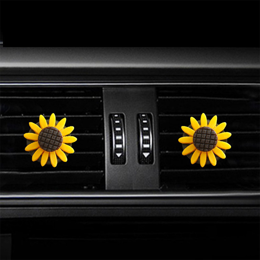 2Pcs Sunflower Car Aromatherap - Home Fragrance Tool ulasan dan harga