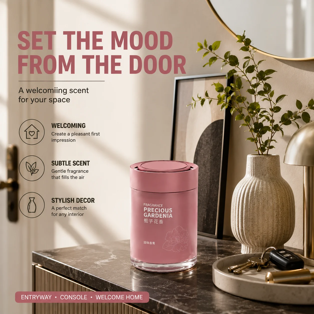 200g Solid Car Air Freshener F - Home Fragrance Gel ulasan dan harga
