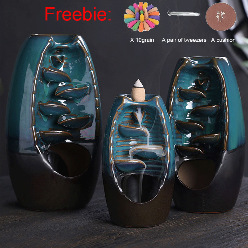 ceramic lotus leaf lotus backf - Home Fragrance Candles ulasan dan harga