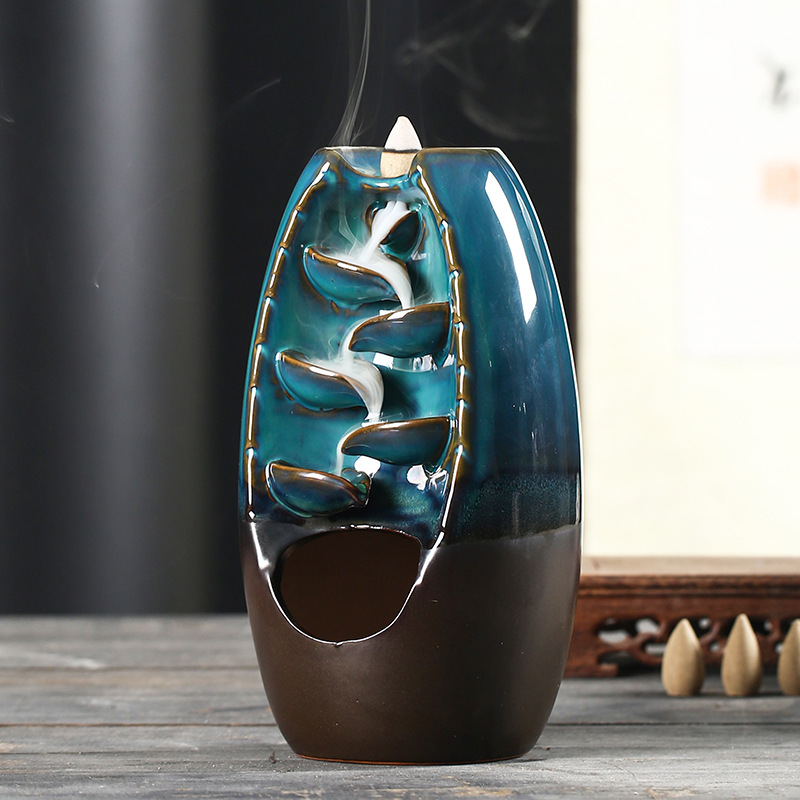 ceramic lotus leaf lotus backf - Home Fragrance Candles ulasan dan harga
