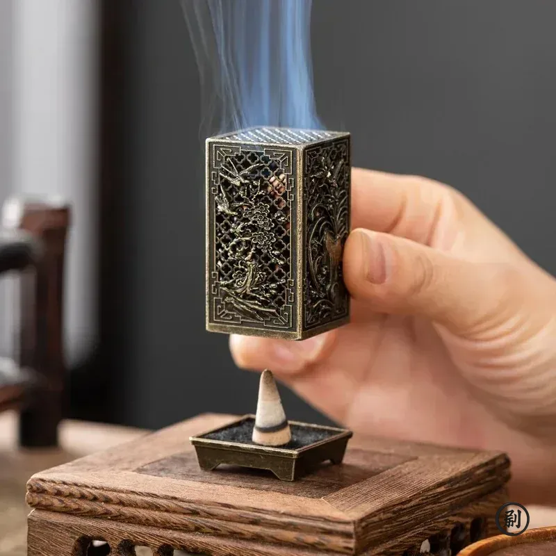 Square Vertical Incense Burner - Incense Cone Holder ulasan dan harga