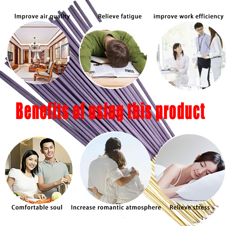 8.66inch Artificial Wood Incen - Smokeless Incense Stick ulasan dan harga