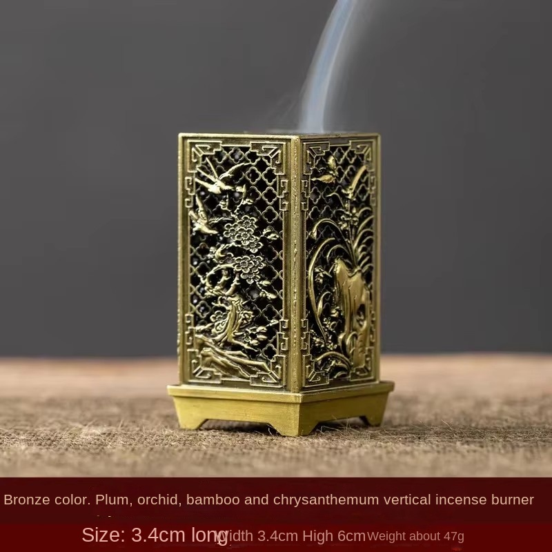 Square Vertical Incense Burner - Incense Cone Holder ulasan dan harga
