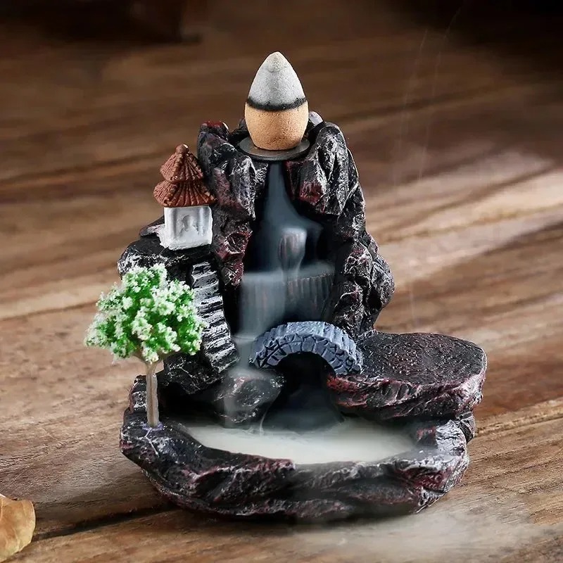 Backflow Incense Burner Mounta - Smokeless Incense Stick ulasan dan harga