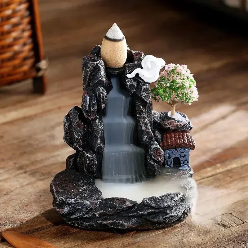 Backflow Incense Burner Mounta - Smokeless Incense Stick ulasan dan harga