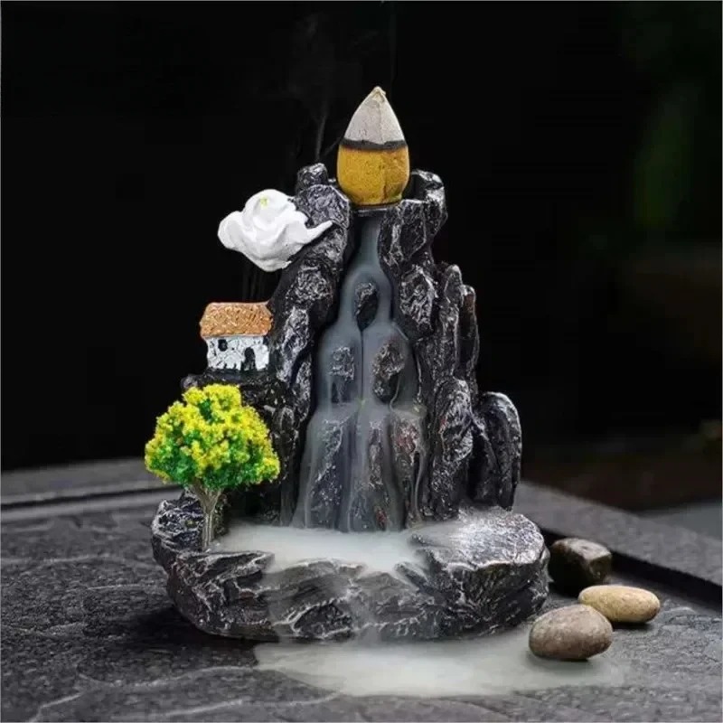 Backflow Incense Burner Mounta - Smokeless Incense Stick ulasan dan harga