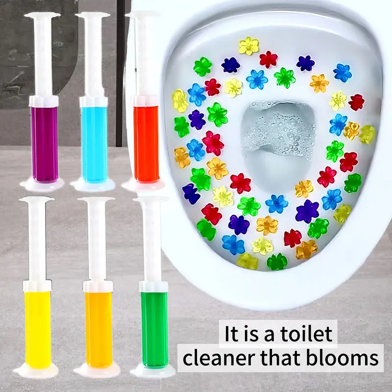 1/20pcs Flower Toilet Cleaner  - Home Fragrance Gel ulasan dan harga
