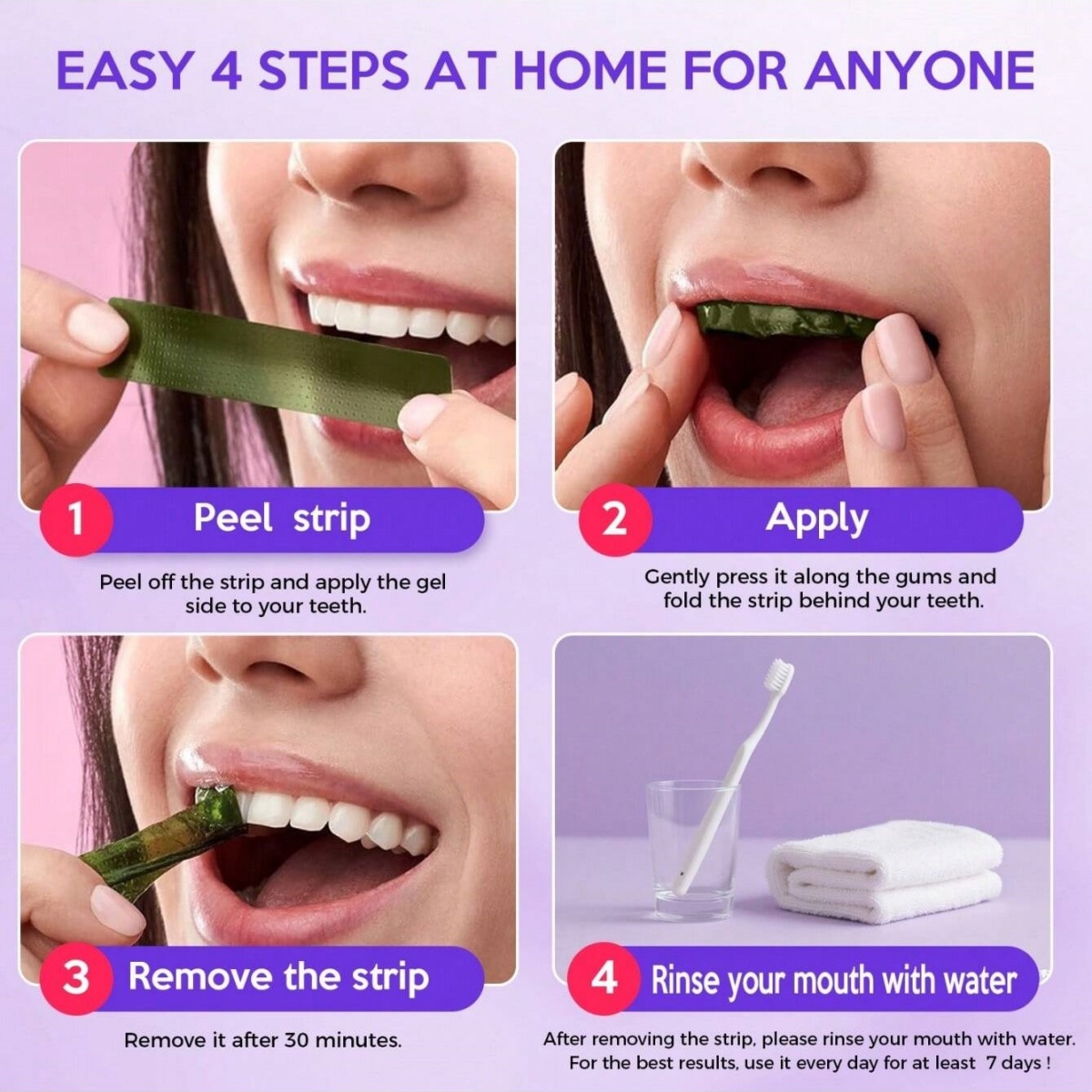 Deluxe Whitening Teeth Sticker - Home Fragrance Gel ulasan dan harga