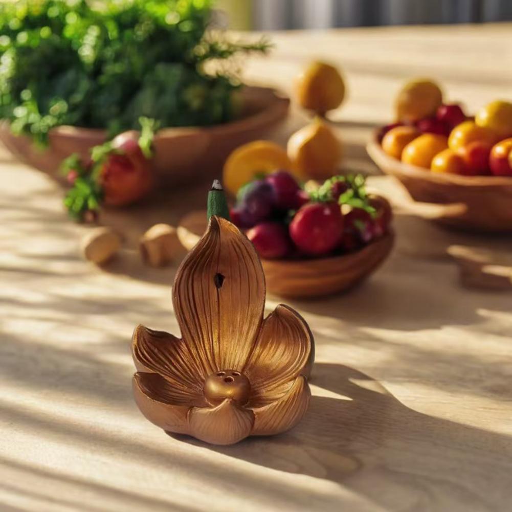Lotus Incense Holder Resin Lot - Incense Cone Holder ulasan dan harga