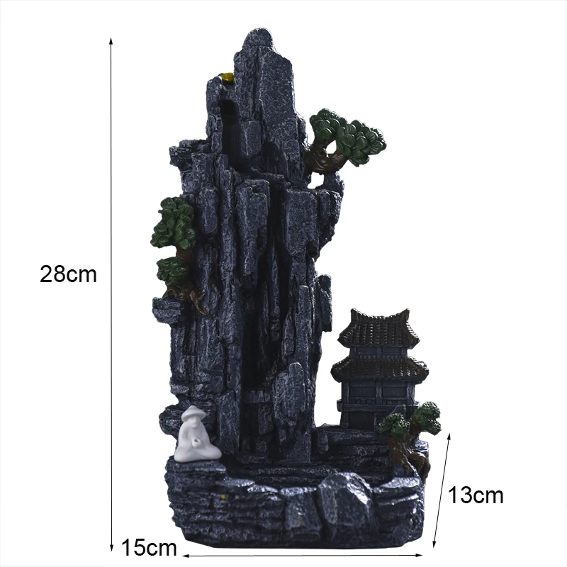 1pc Waterfall Backflow Incense - Incense Cone Holder ulasan dan harga