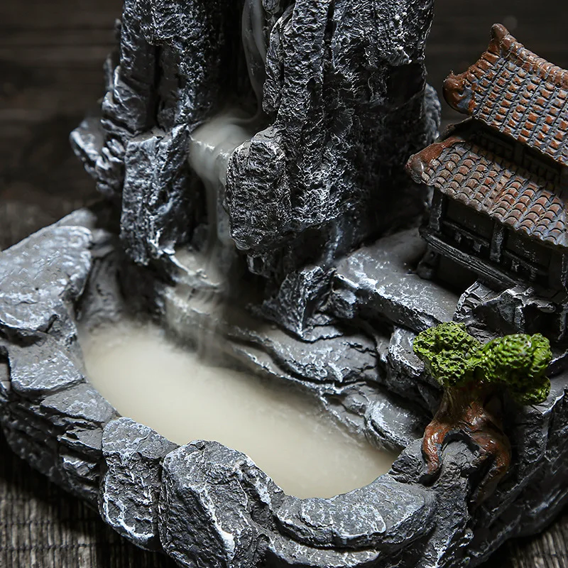 1pc Waterfall Backflow Incense - Incense Cone Holder ulasan dan harga