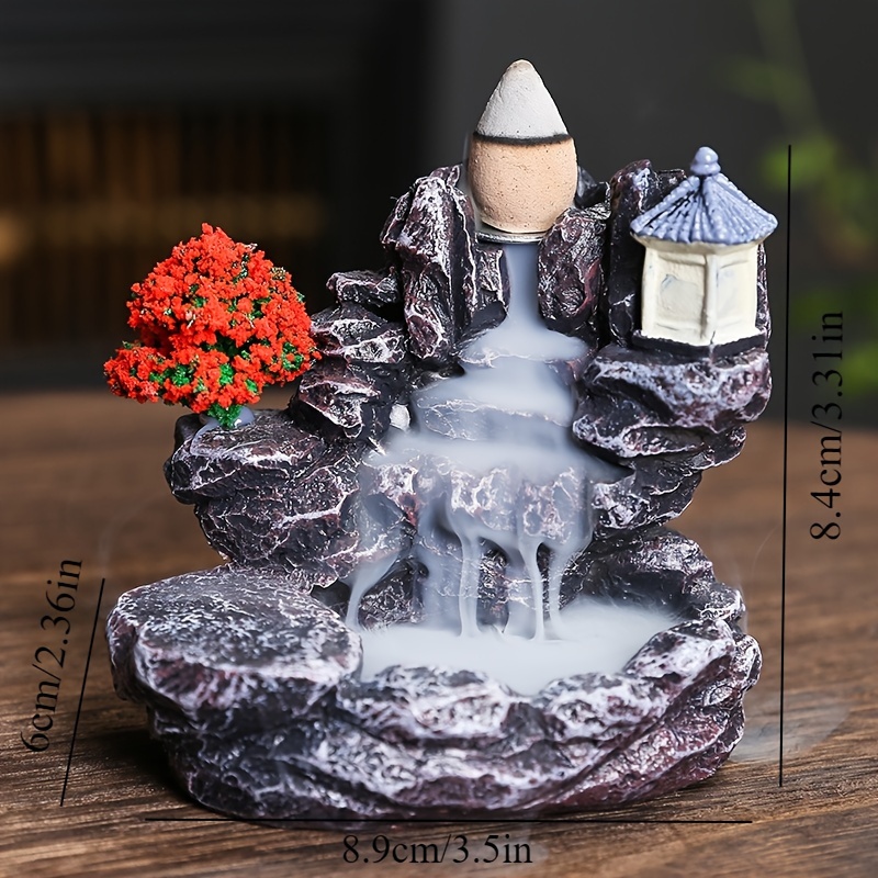 Backflow Incense Holder Waterf - Home Fragrance Candles ulasan dan harga