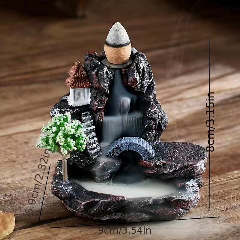 Backflow Incense Holder Waterf - Home Fragrance Candles ulasan dan harga