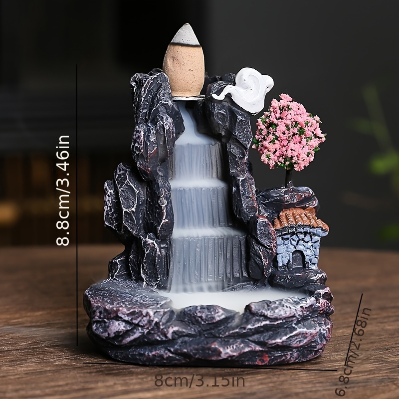 Backflow Incense Holder Waterf - Home Fragrance Candles ulasan dan harga
