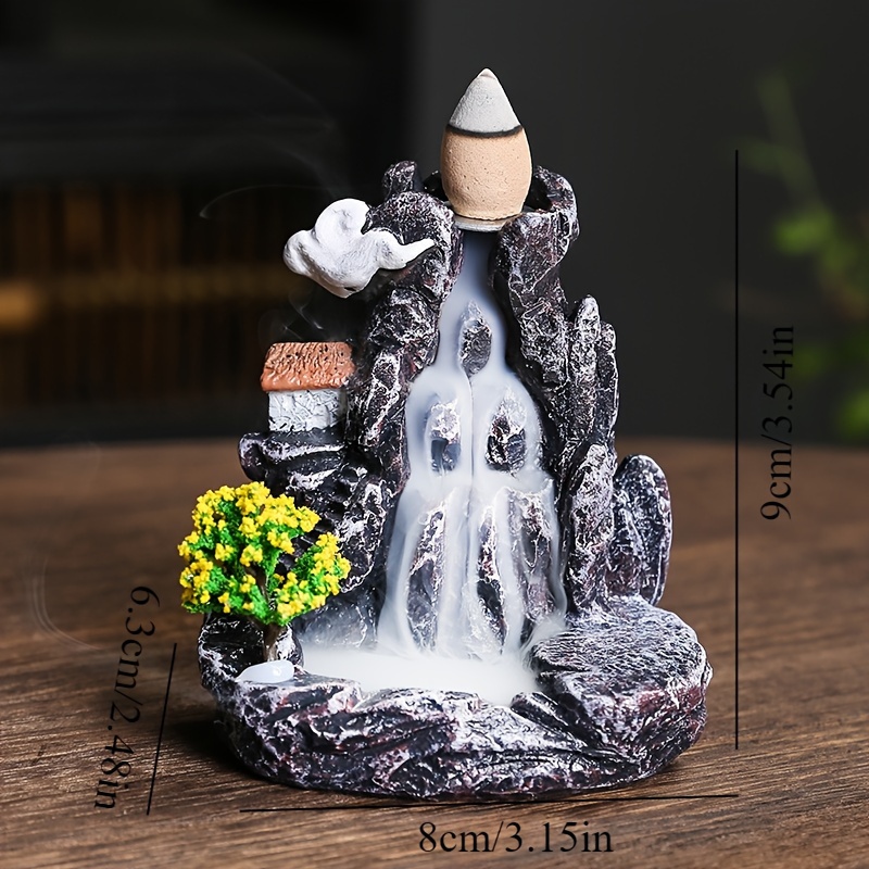 Backflow Incense Holder Waterf - Home Fragrance Candles ulasan dan harga